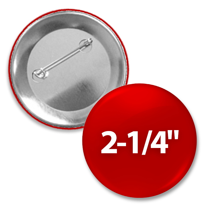 Custom Round 2+1/4 inch button with pin-back