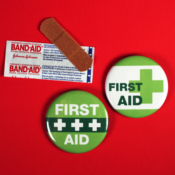 First Aid and CPR-Certified Buttons for Summer Events and Summer Camps | Custom Buttons Ottawa