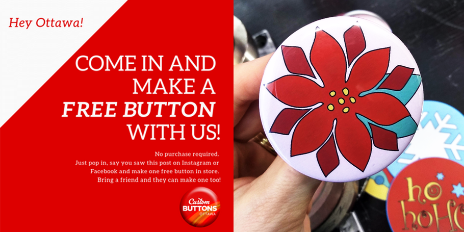 Free Winter Activity | Learn How To Make Your Own Pins & Buttons