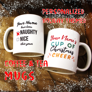 personalized coffee tea mugs