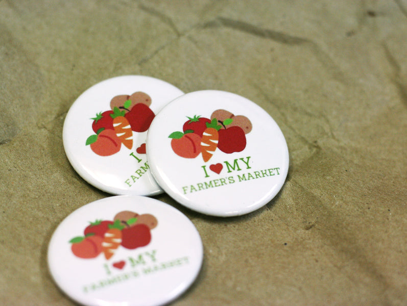 Farmers' Market Buttons | Ottawa Farmers' Market Promotion