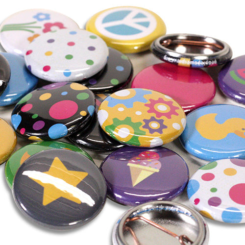 1 inch round custom buttons
