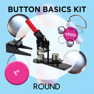 1 inch Round Button Basics Kit