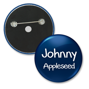 2 inch custom name tag button