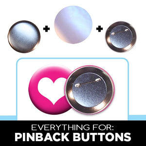 2-1/2" The button size for event and party organizers