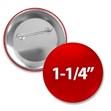 Custom Round 1-1/4" button with pin-back