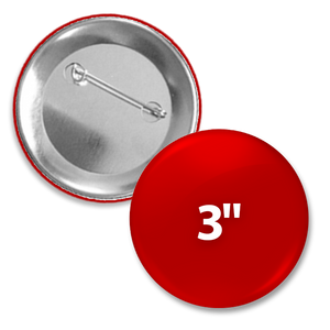 Custom Round 3 inch pin back button