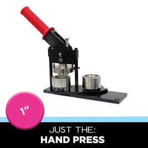 button press for making cool little magnet buttons